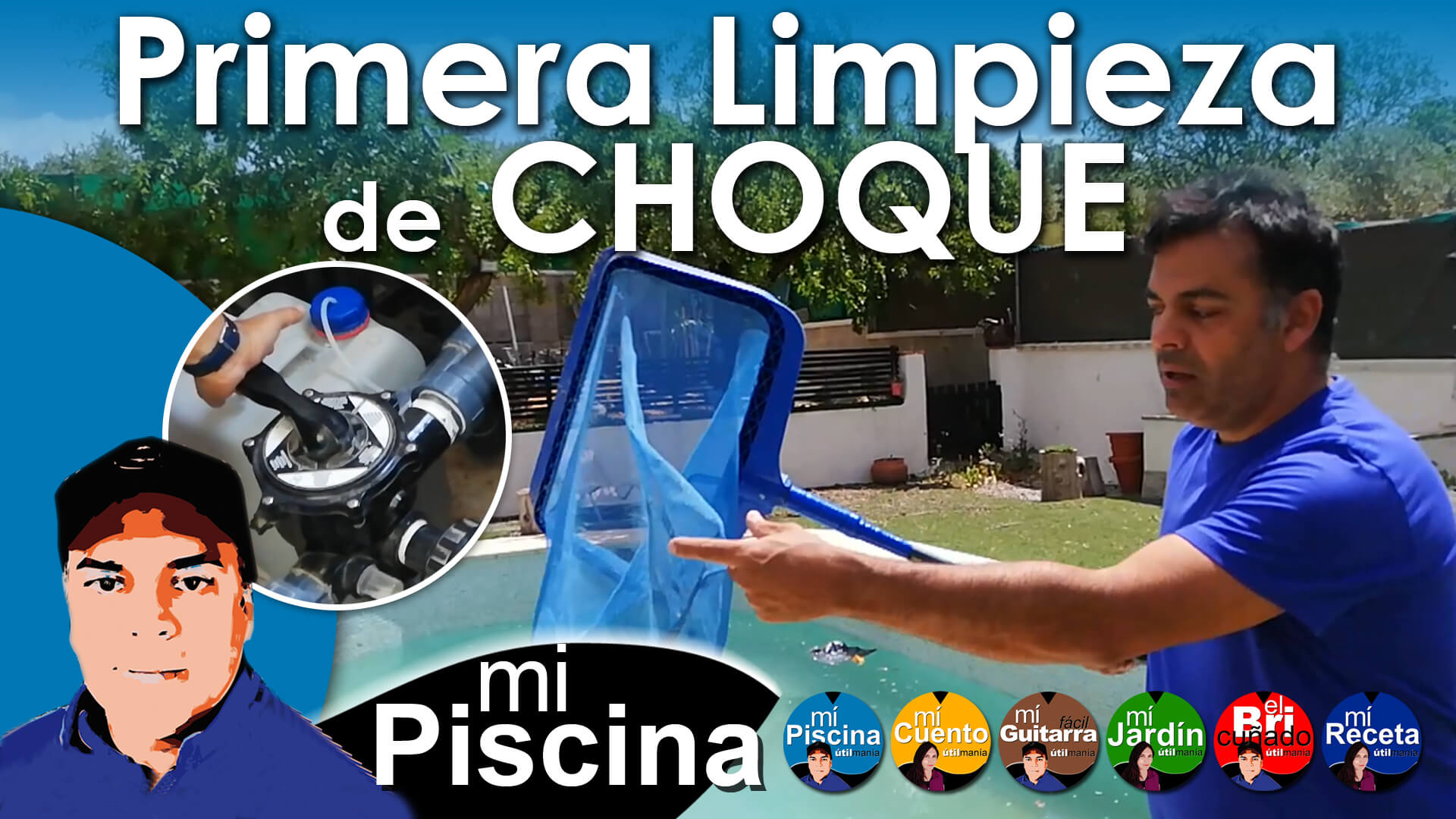 Como Limpiar Piscina. Primera Limpieza de CHOQUE de la Piscina