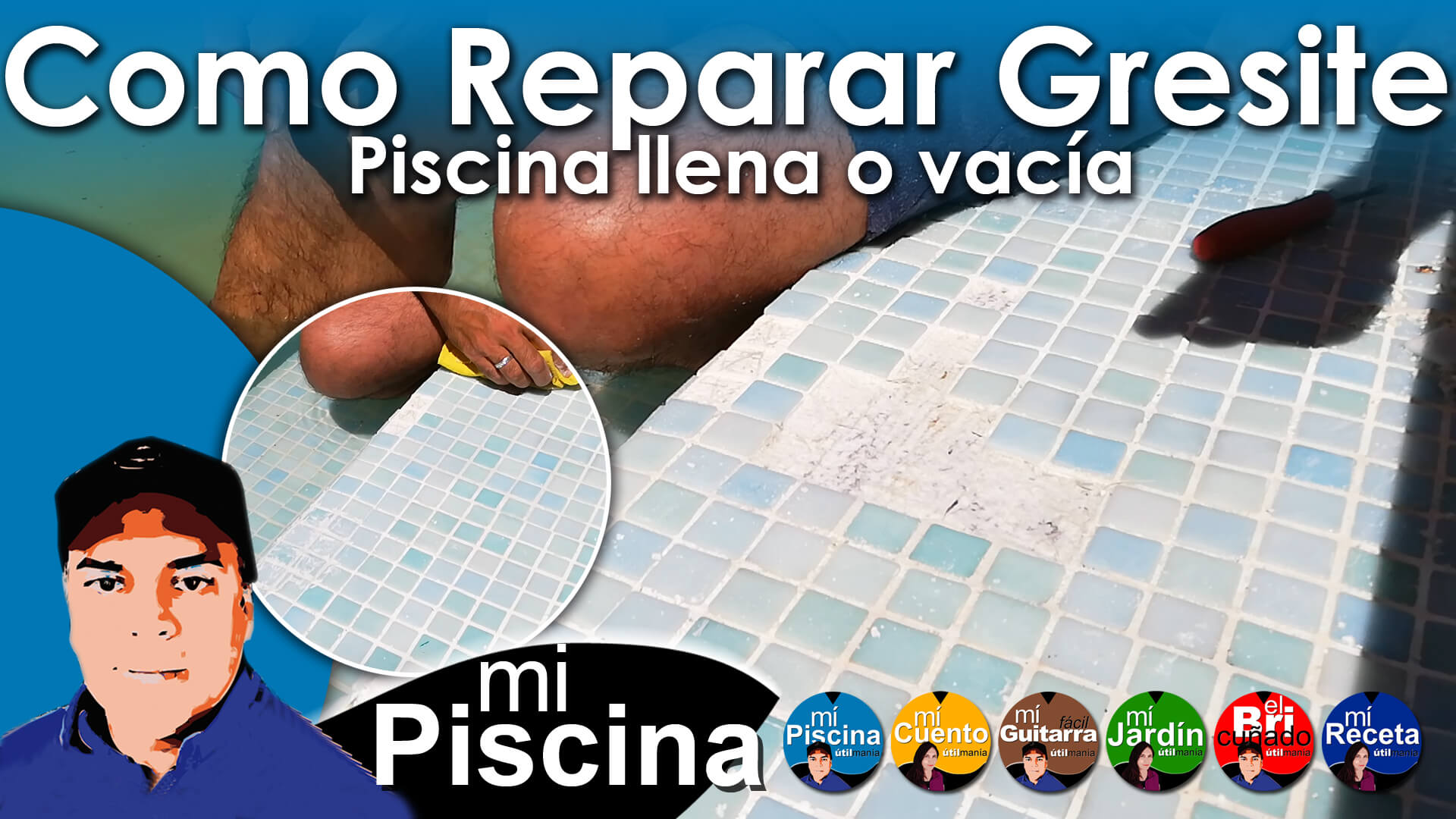 Como Reparar el Gresite de la Piscina