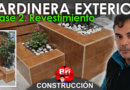 Como Hacer una Jardinera de Exterior de Obra. Revestimiento