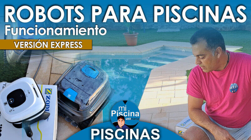 Como Funciona ROBOT LIMPIAFONDO DE PISICINA. Versión Express (2022)