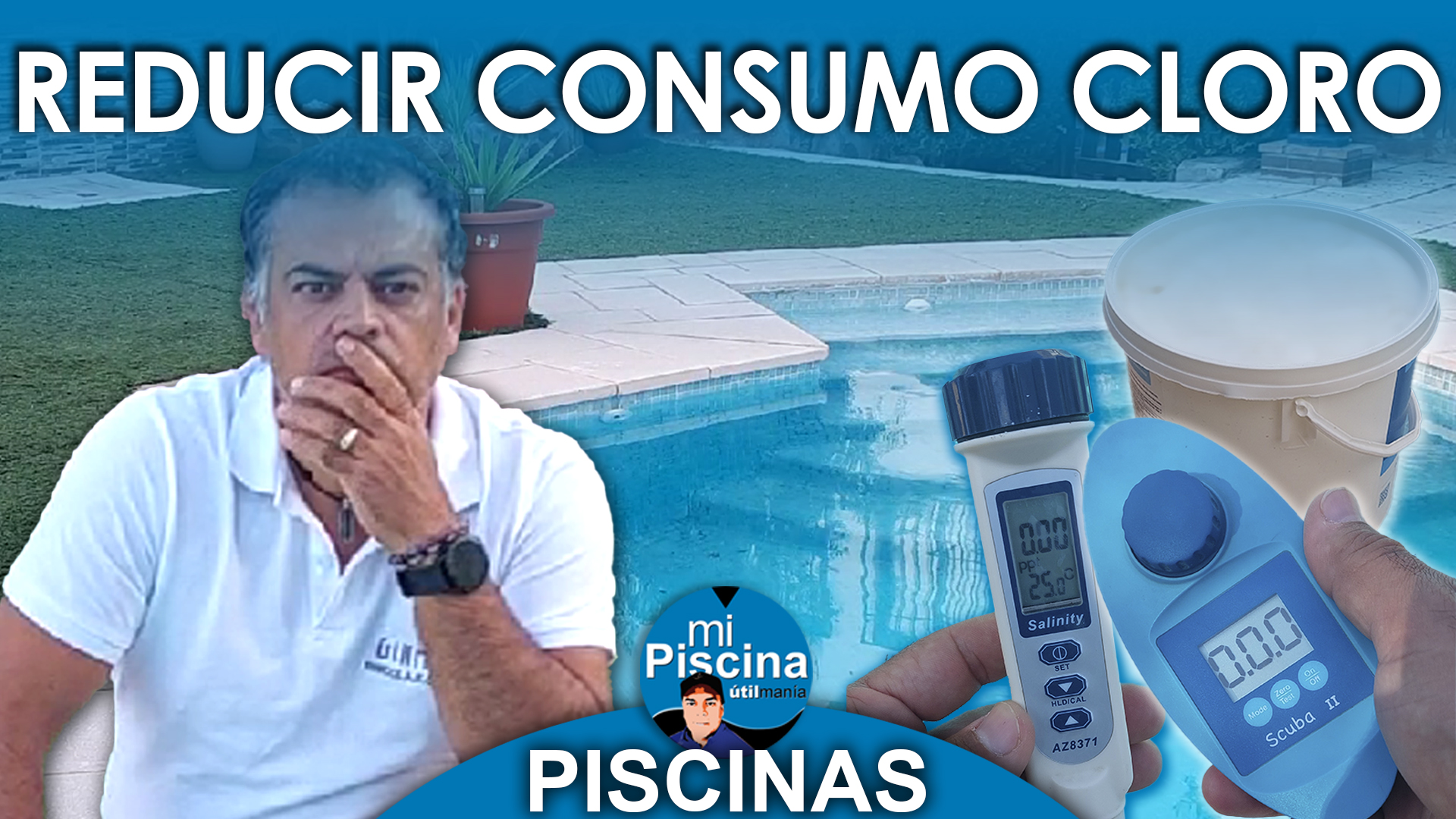 Como Reducir el Consumo de Cloro de nuestra Piscina